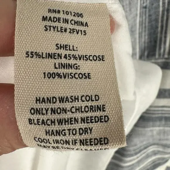 Soft Surroundings Sonya Shift Dress Size Medium Linen Coastal Office Capsule - Picture 10 of 11